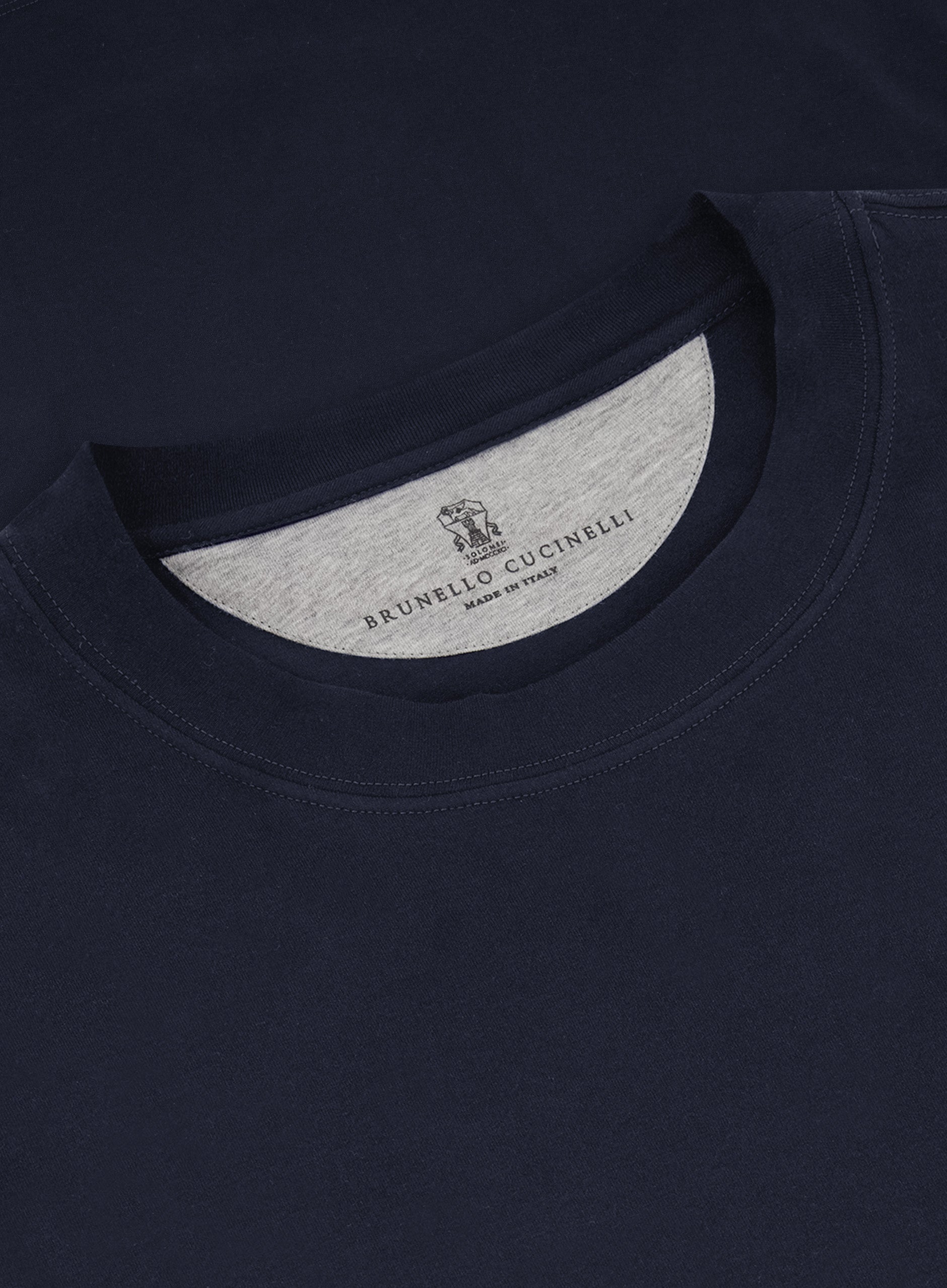 T-shirt van katoen | BLUE NAVY