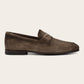 Penny loafers van suède | Bruin