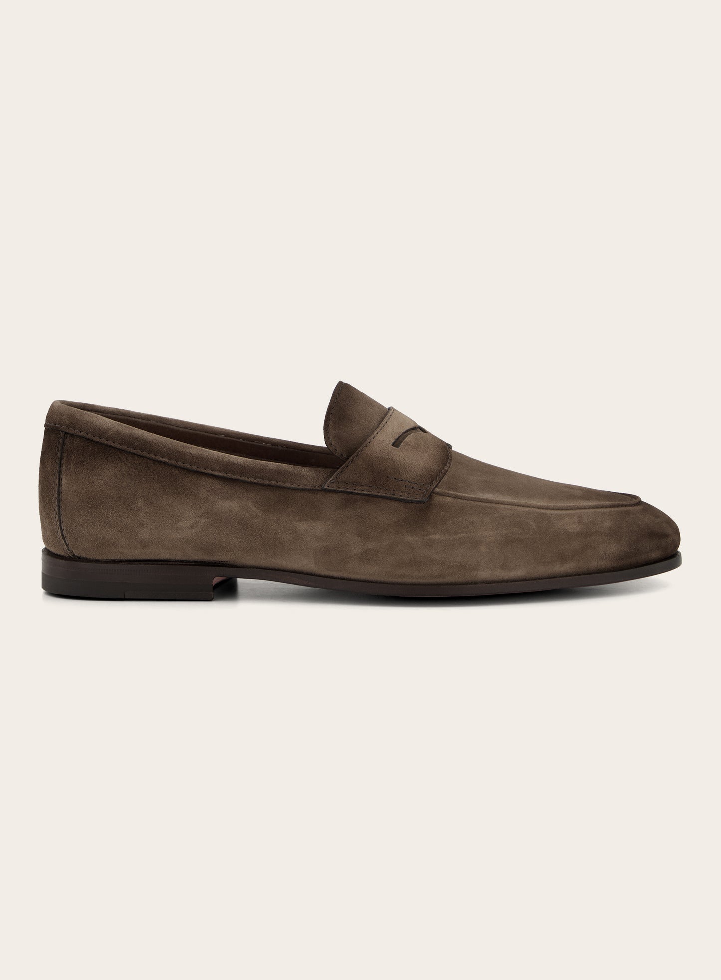 Penny loafers van suède | Bruin