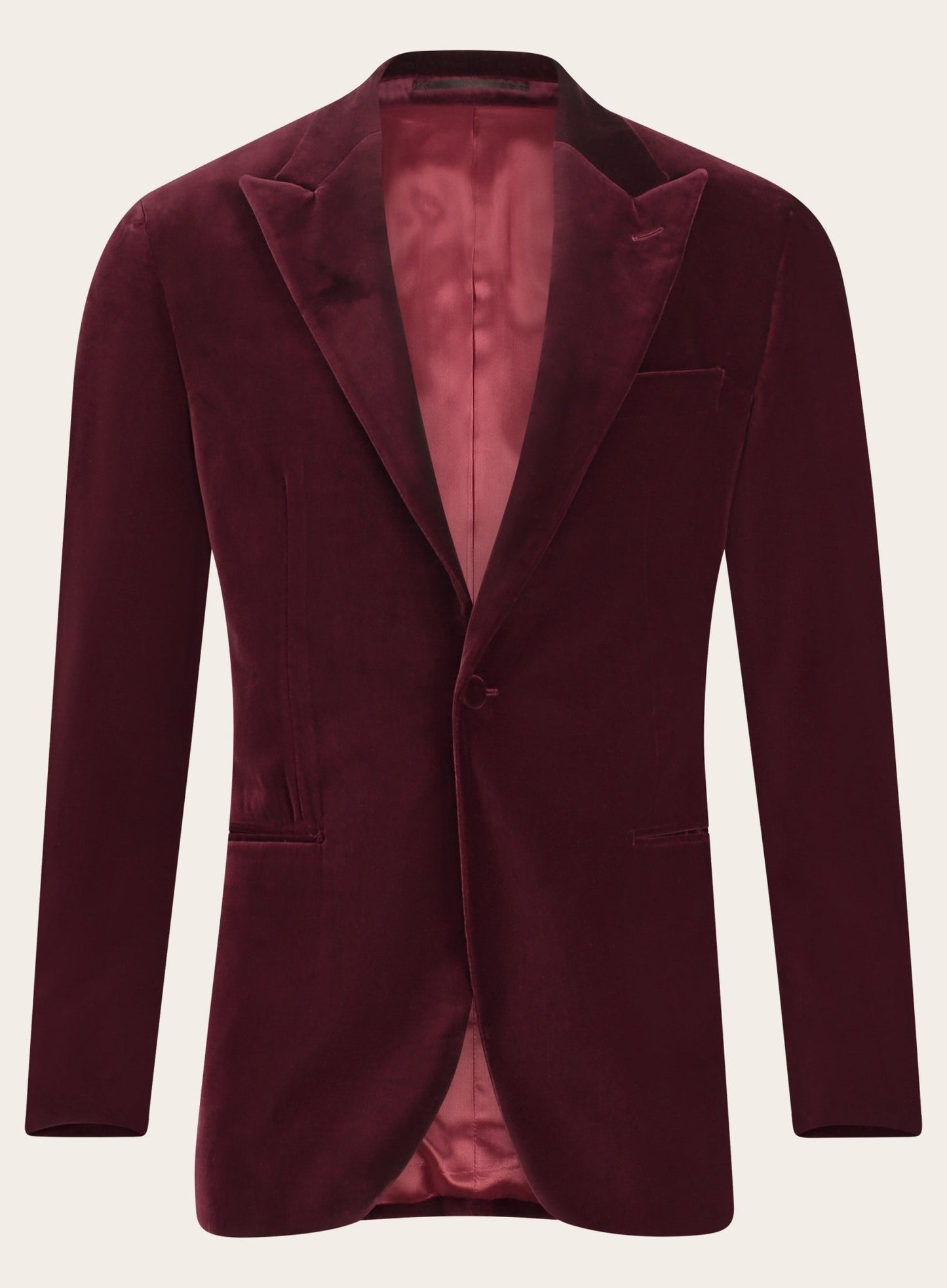 Slim-fit jacket in velvet