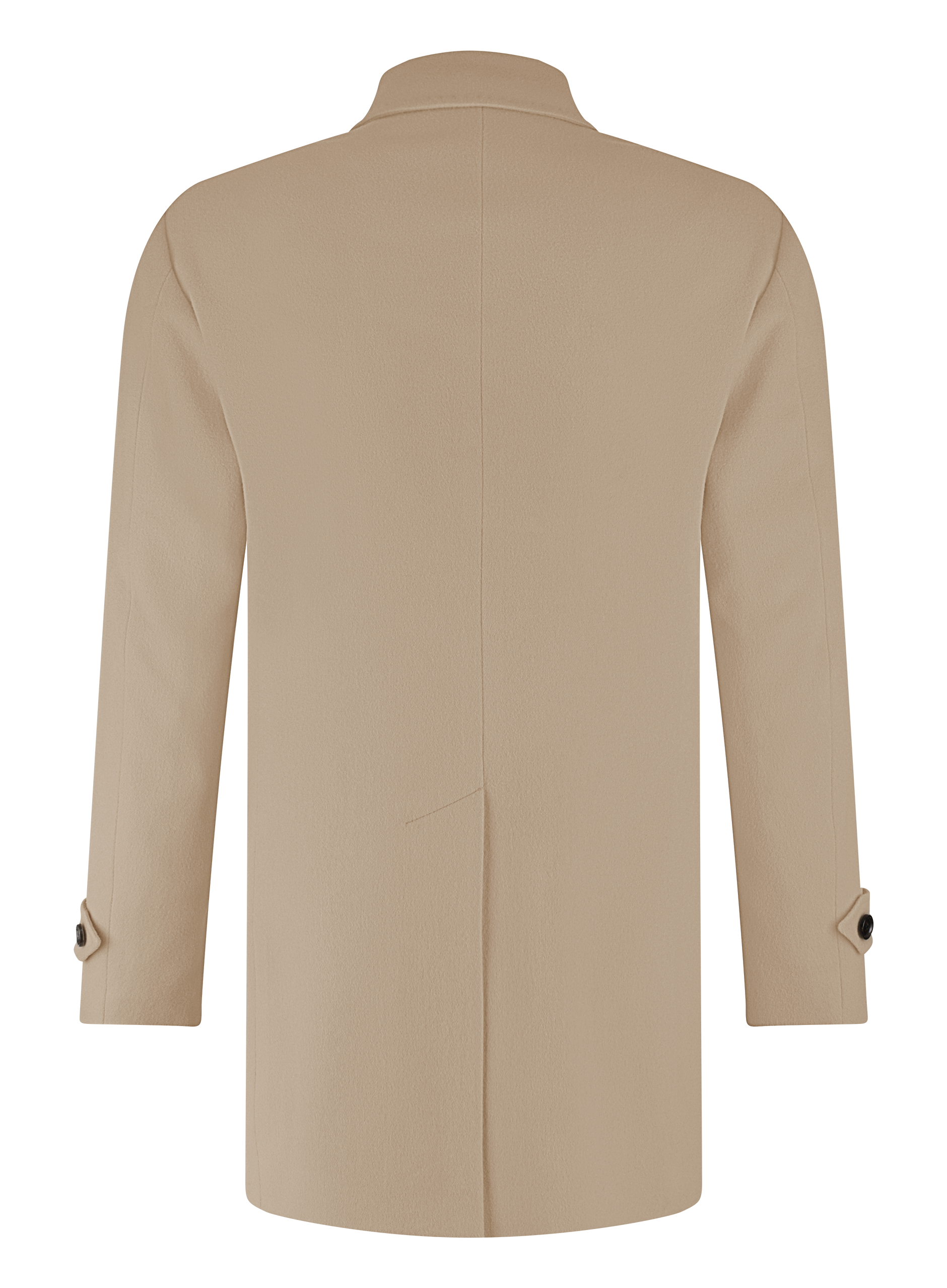 Mantel van virgin wol | Beige