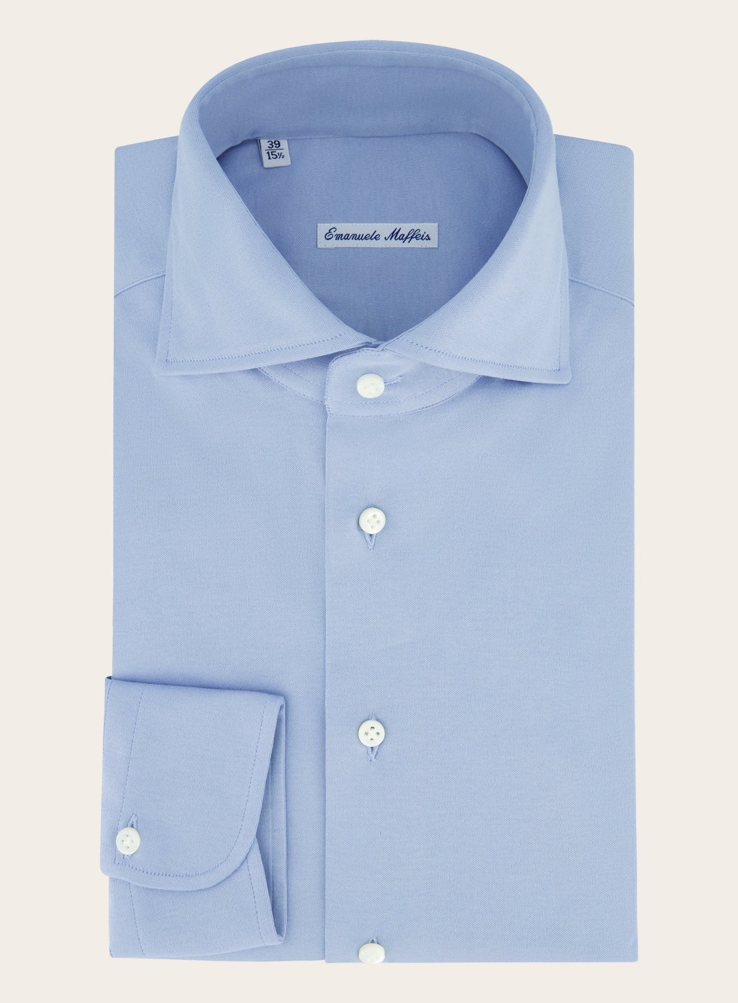 Regular-fit shirt van katoen | L.Blauw 