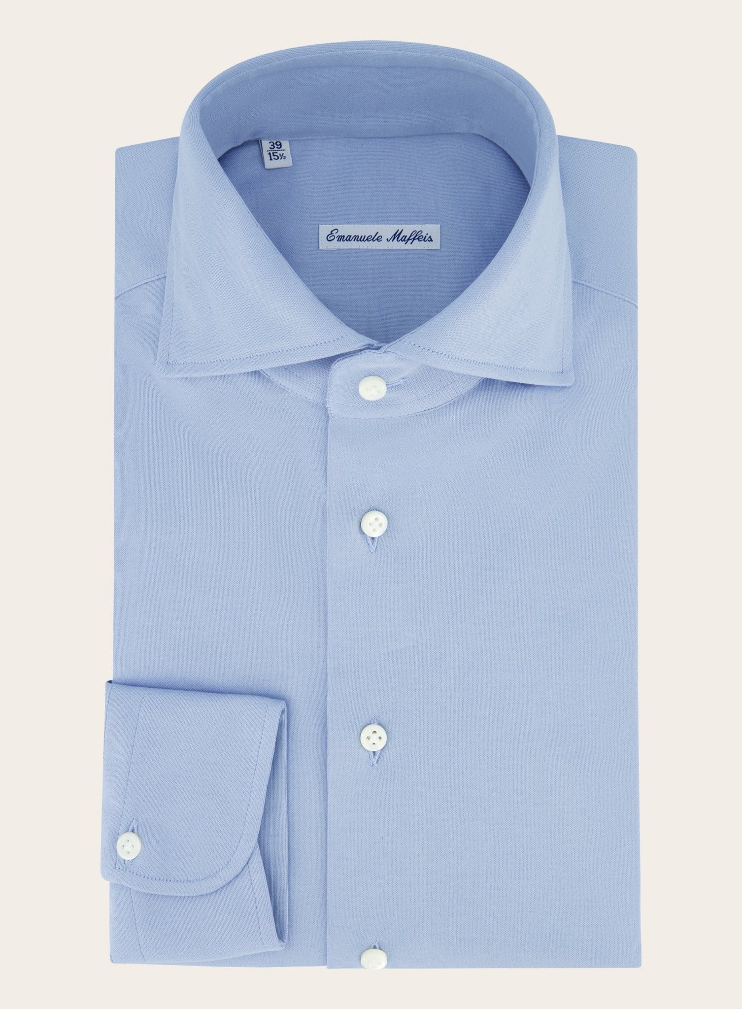 Regular-fit shirt van katoen | L.Blauw 