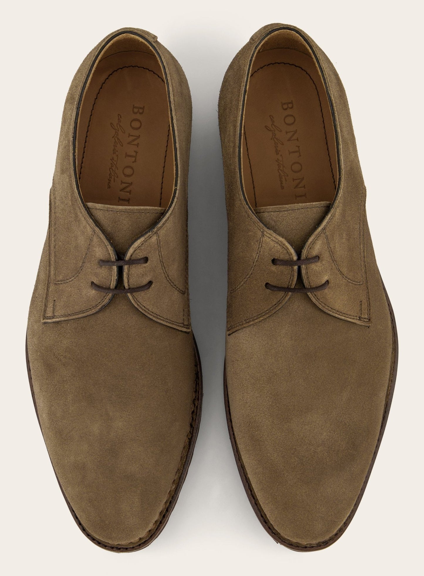 Carnera veterschoenen van suède | TAUPE