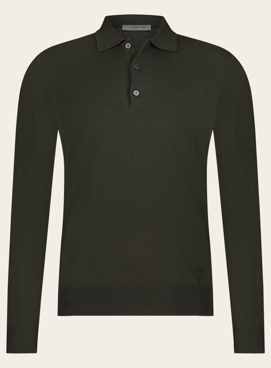 Wool polo shirt 