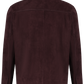 MEX overshirt van suède | DARK BORDEAUX