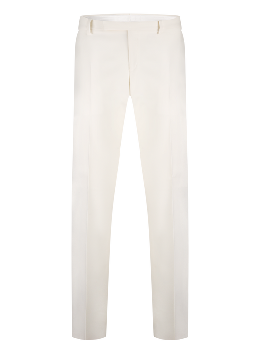 Pantalon van wol | Wit