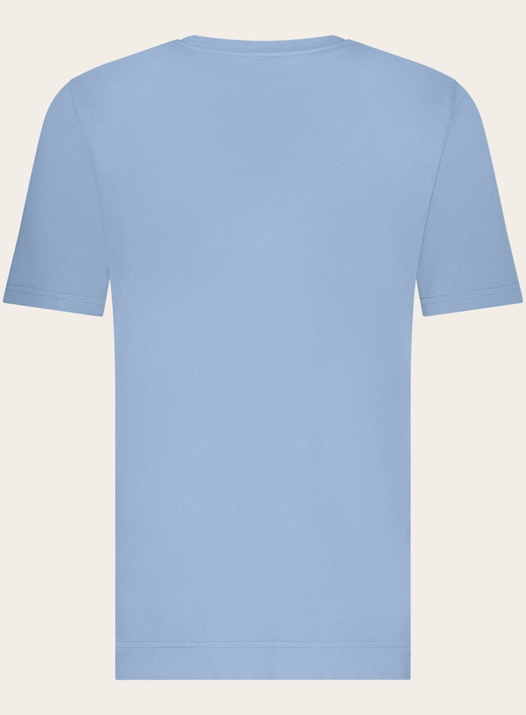 T-shirt met korte mouw van katoen | L.Blauw