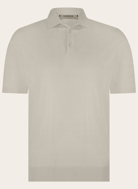 Polo van katoen en cashmere | ROOM-WIT