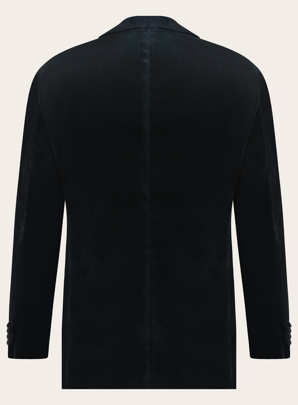 Slim-fit jasje van velours | BLUE NAVY