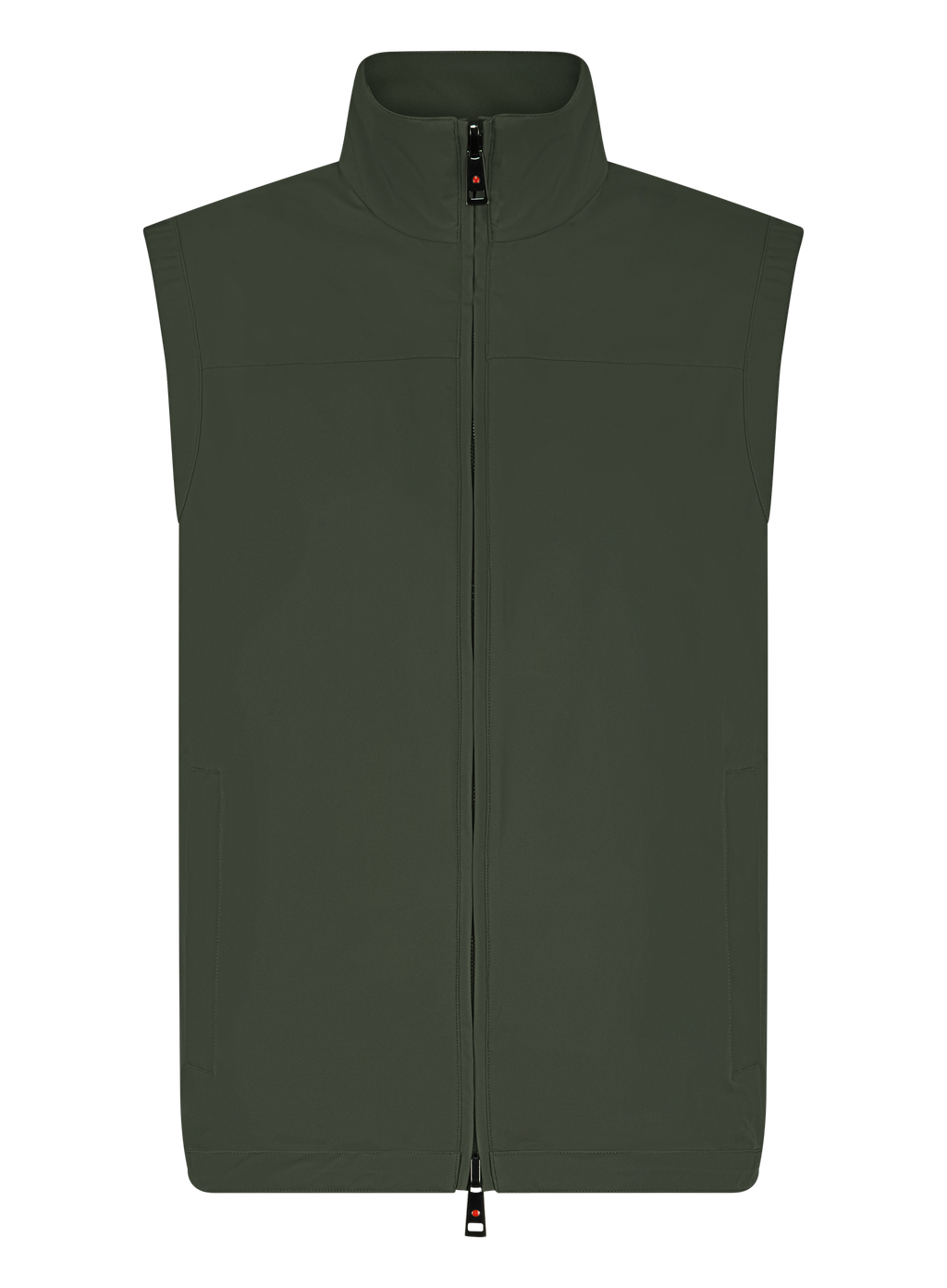 Bodywarmer met opstaande kraag | D.Groen
