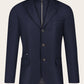 Jas met uitneembare kraag | BLUE NAVY