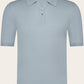 Poloshirt met rits van zijde | L.Blauw