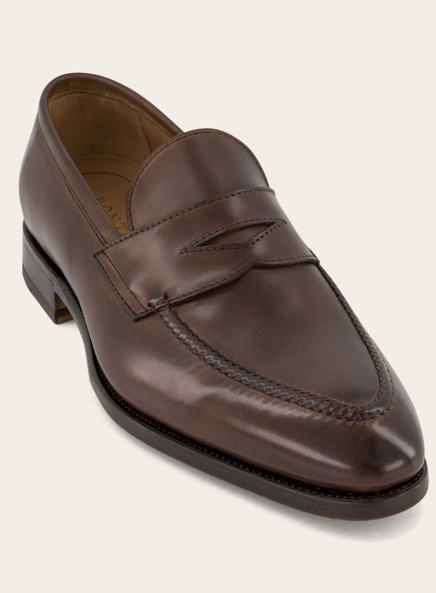 Principe penny loafers van leer | Bruin