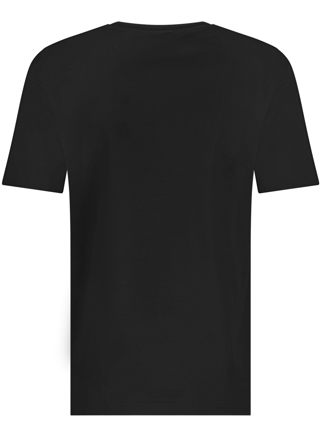 T-shirt van katoen | Zwart