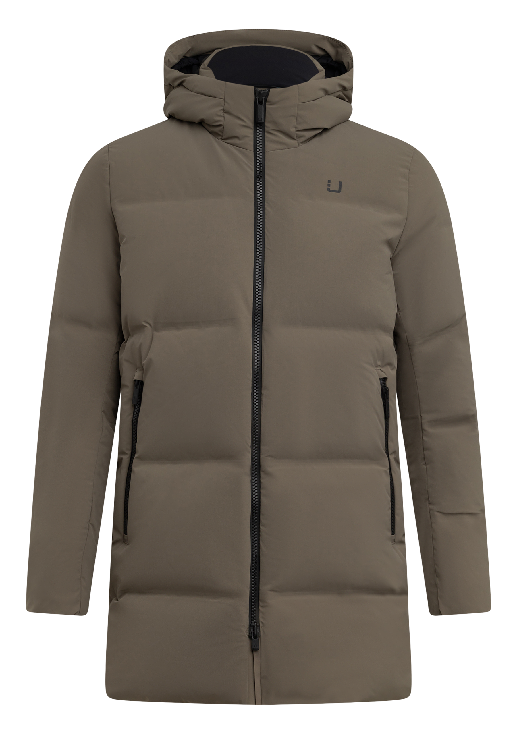 Gewatteerde parka | Beige