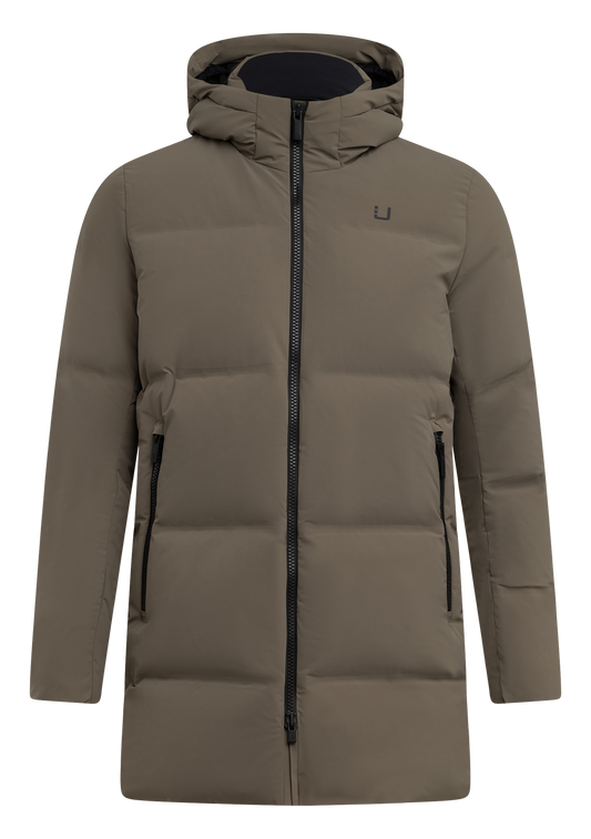 Gewatteerde parka | Beige
