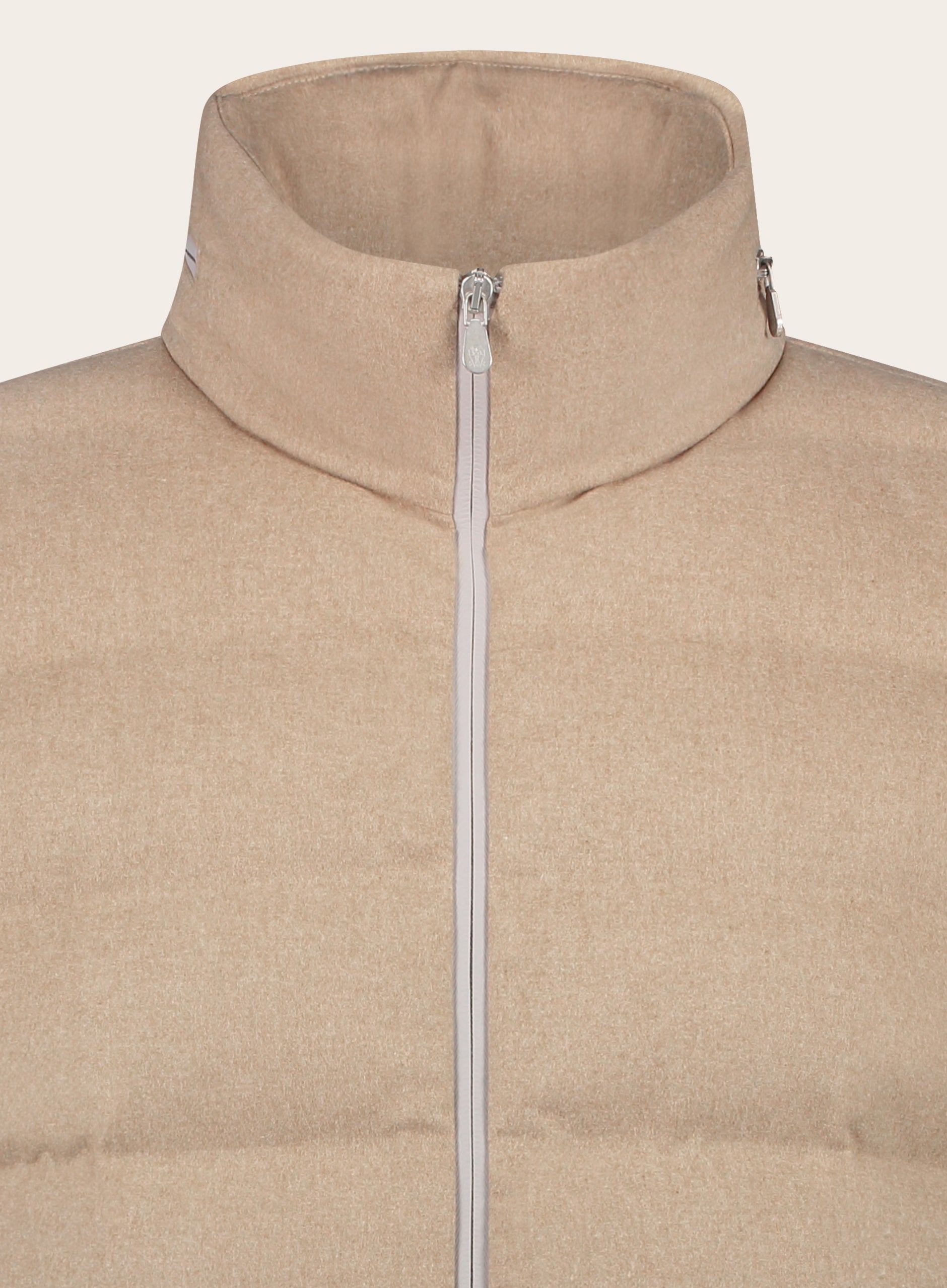 Gewatteerde donsbodywarmer | Camel