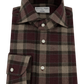 Geruit shirt van katoen | DARK BORDEAUX