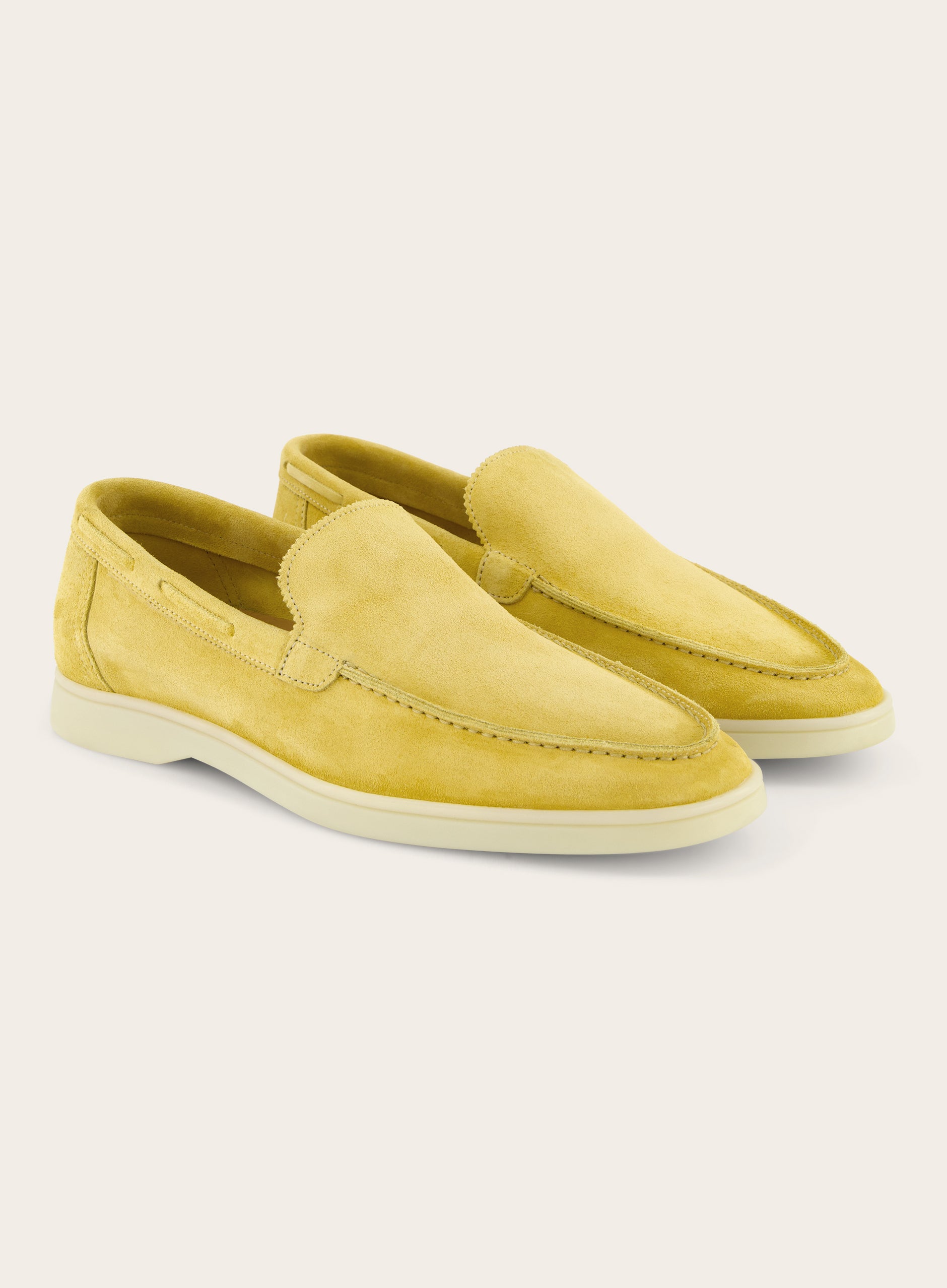 Loafers van suède | Geel