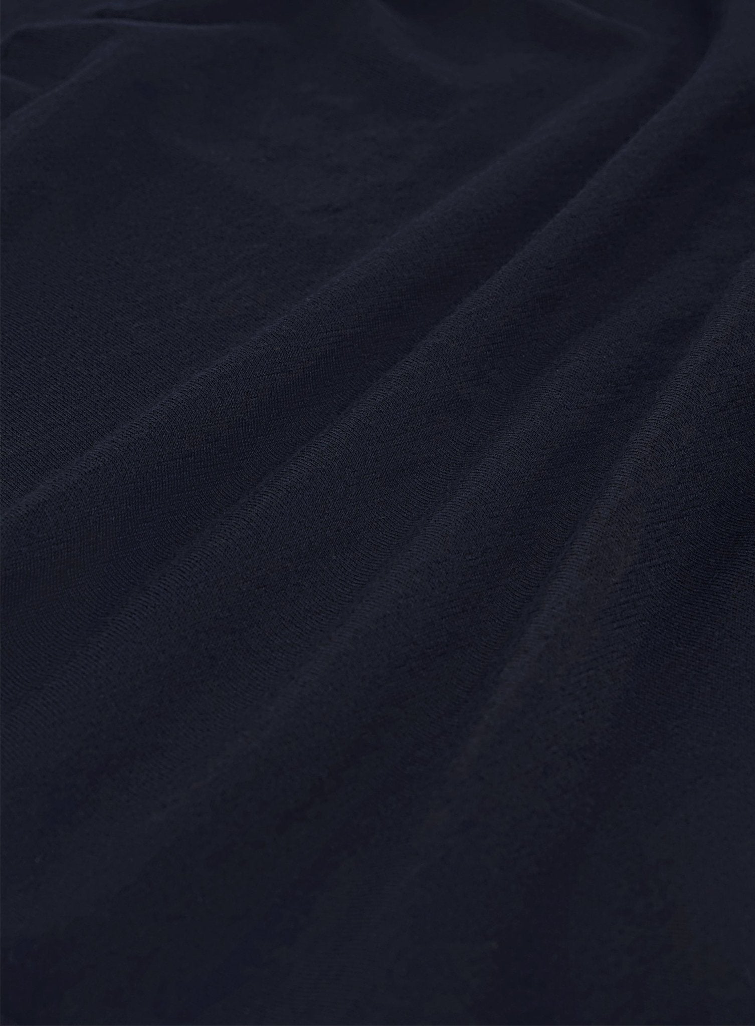 Derby coltrui van cashmere en zijde | BLUE NAVY