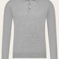 Poloshirt van wol en cashmere | Grijs