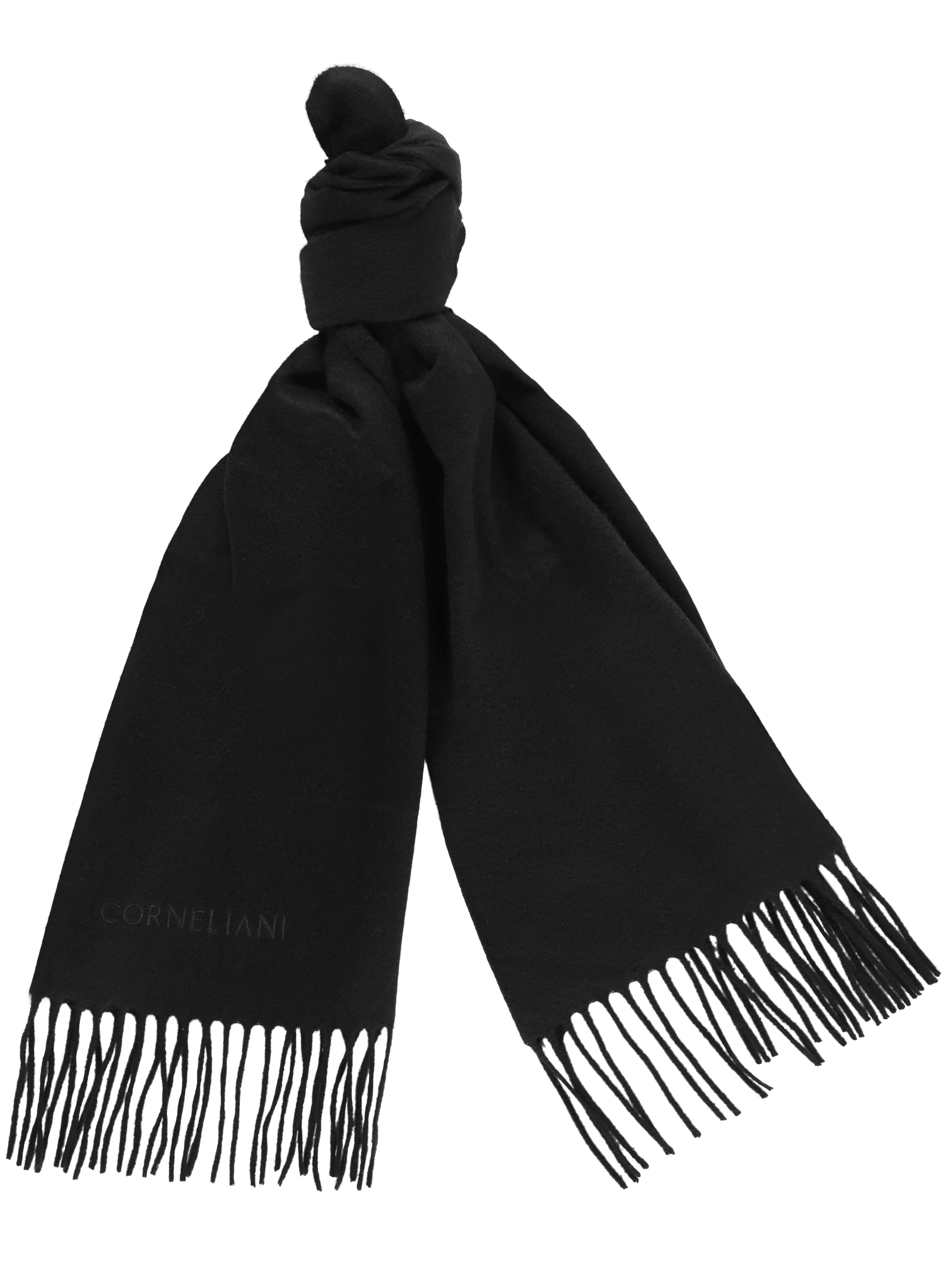 Shawl van cashmere | Zwart