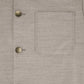 Shirt jacket van wol | Beige