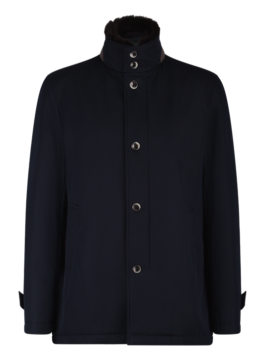 Jas van virgin wol | BLUE NAVY