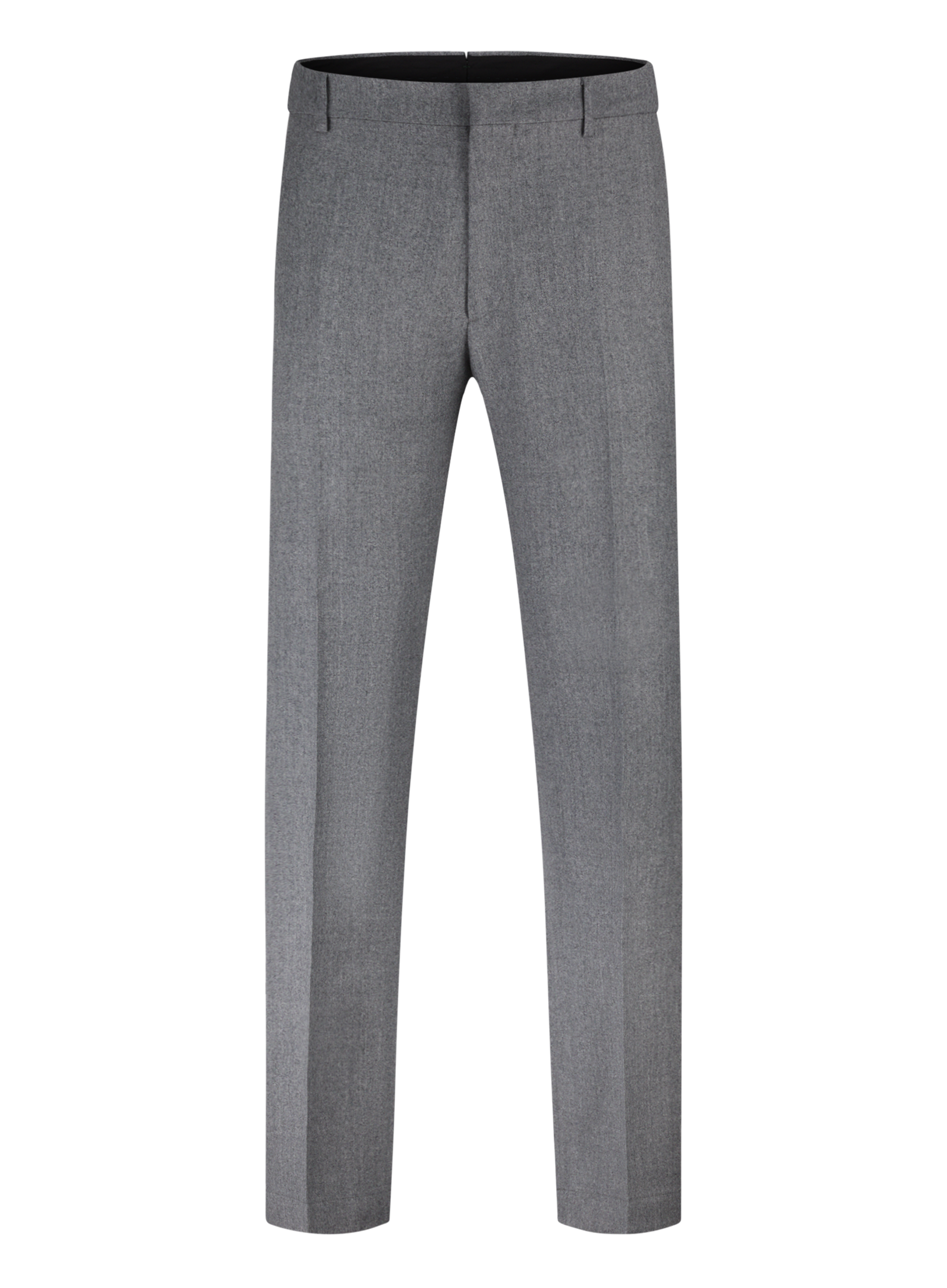 Regular-fit pantalon van wol | L.Grijs