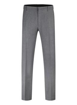 Regular-fit pantalon van wol | L.Grijs
