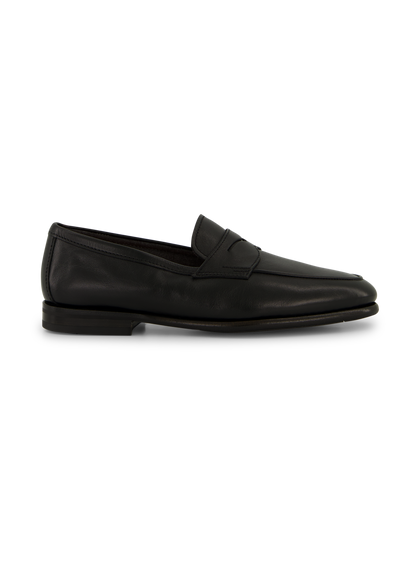 Penny loafers van leer | Zwart