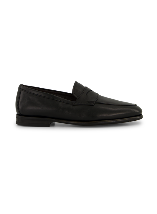 Penny loafers van leer | Zwart