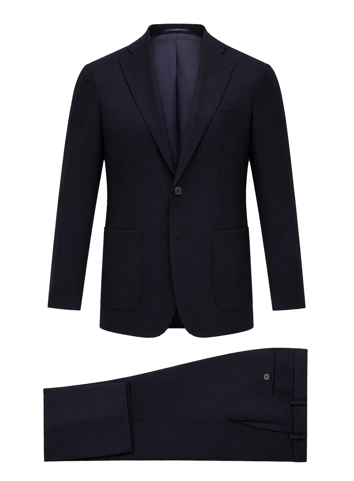 Tweedelig pak van wol | BLUE NAVY