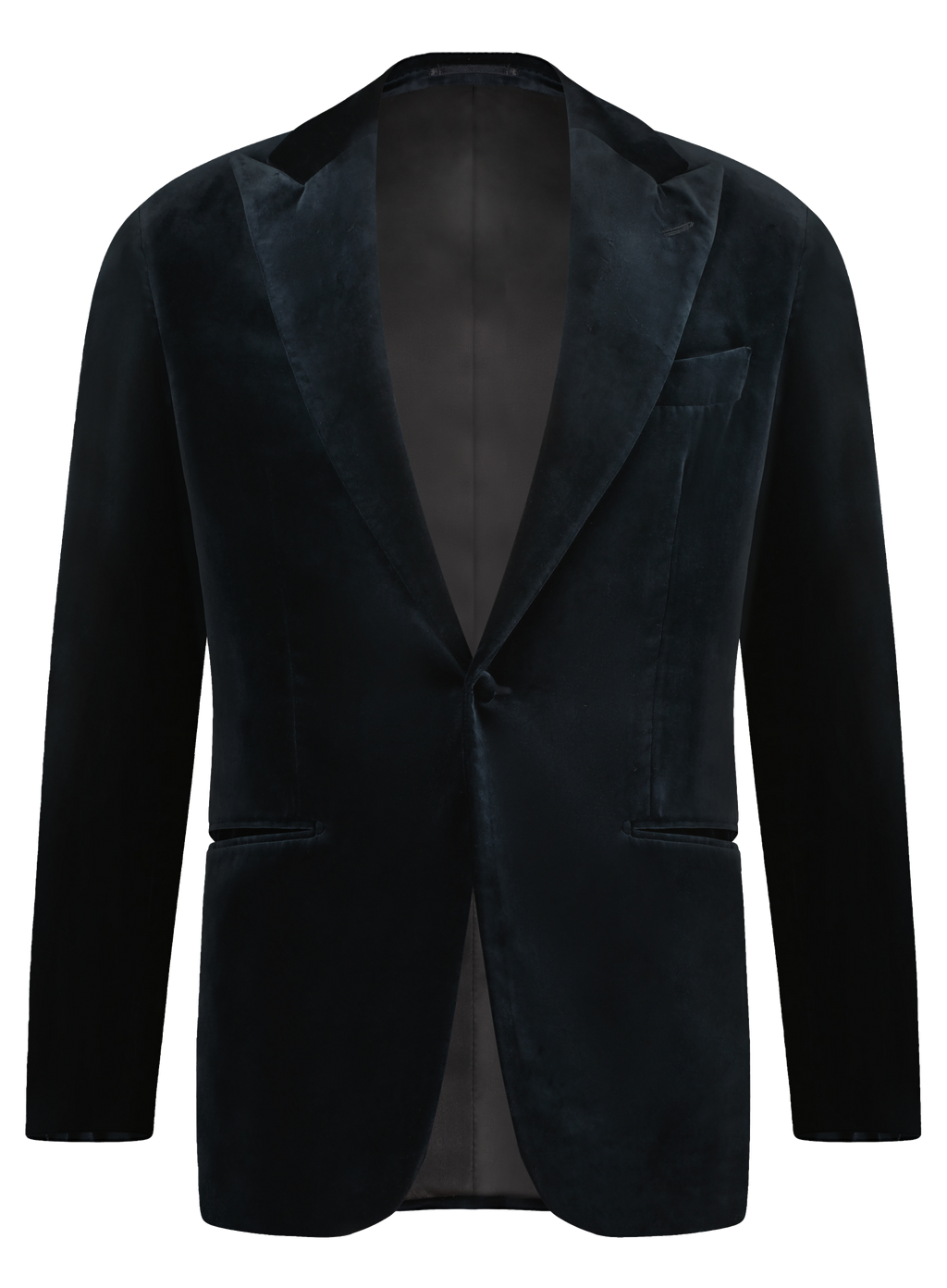 Giacca smoking in velluto di cotone | BLUE NAVY