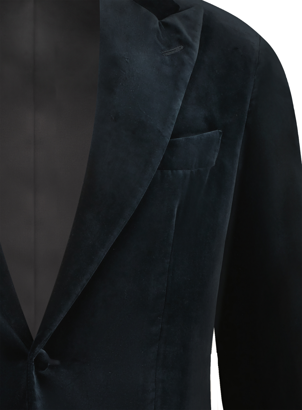 Giacca smoking in velluto di cotone | FULL_WIDTH | BLUE NAVY