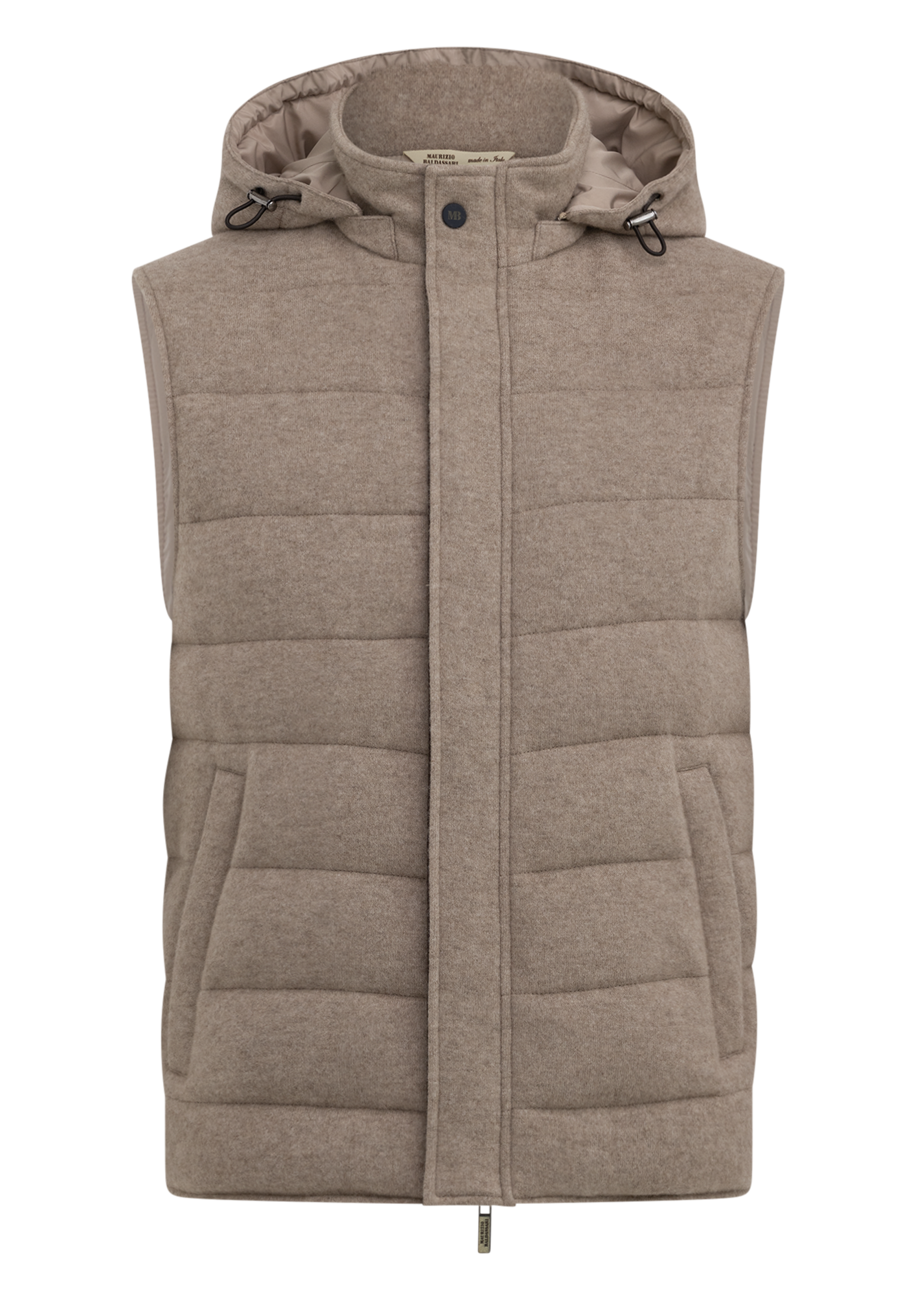 Cashmere bodywarmer | FULL_WIDTH | Beige