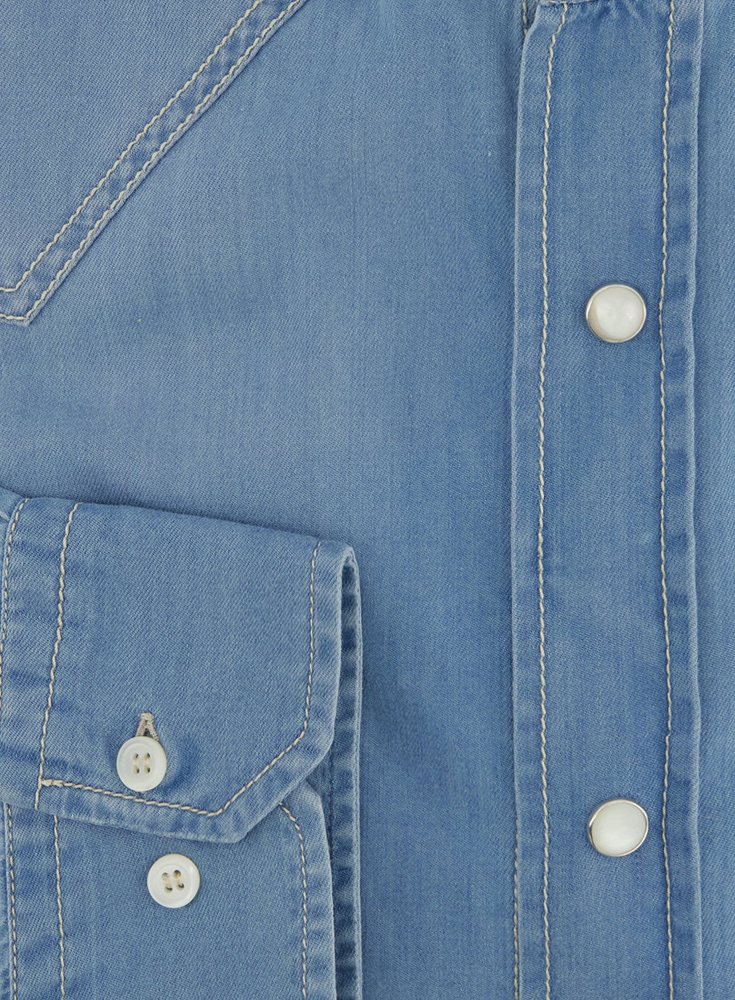 Denim overshirt| Blue Denim