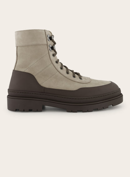 Hiking boots van leer | Beige