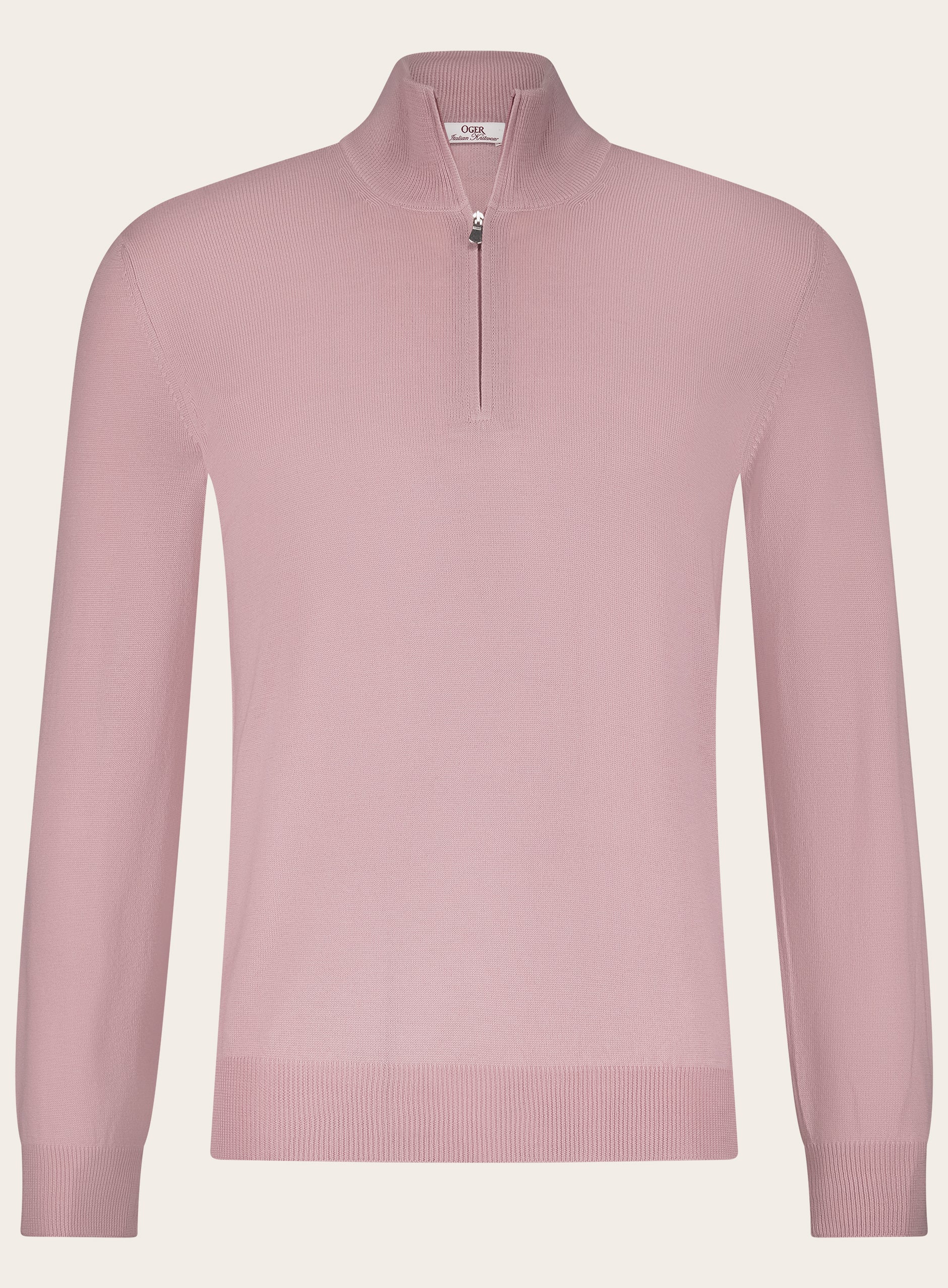 Half-zip trui van wol | ROZE