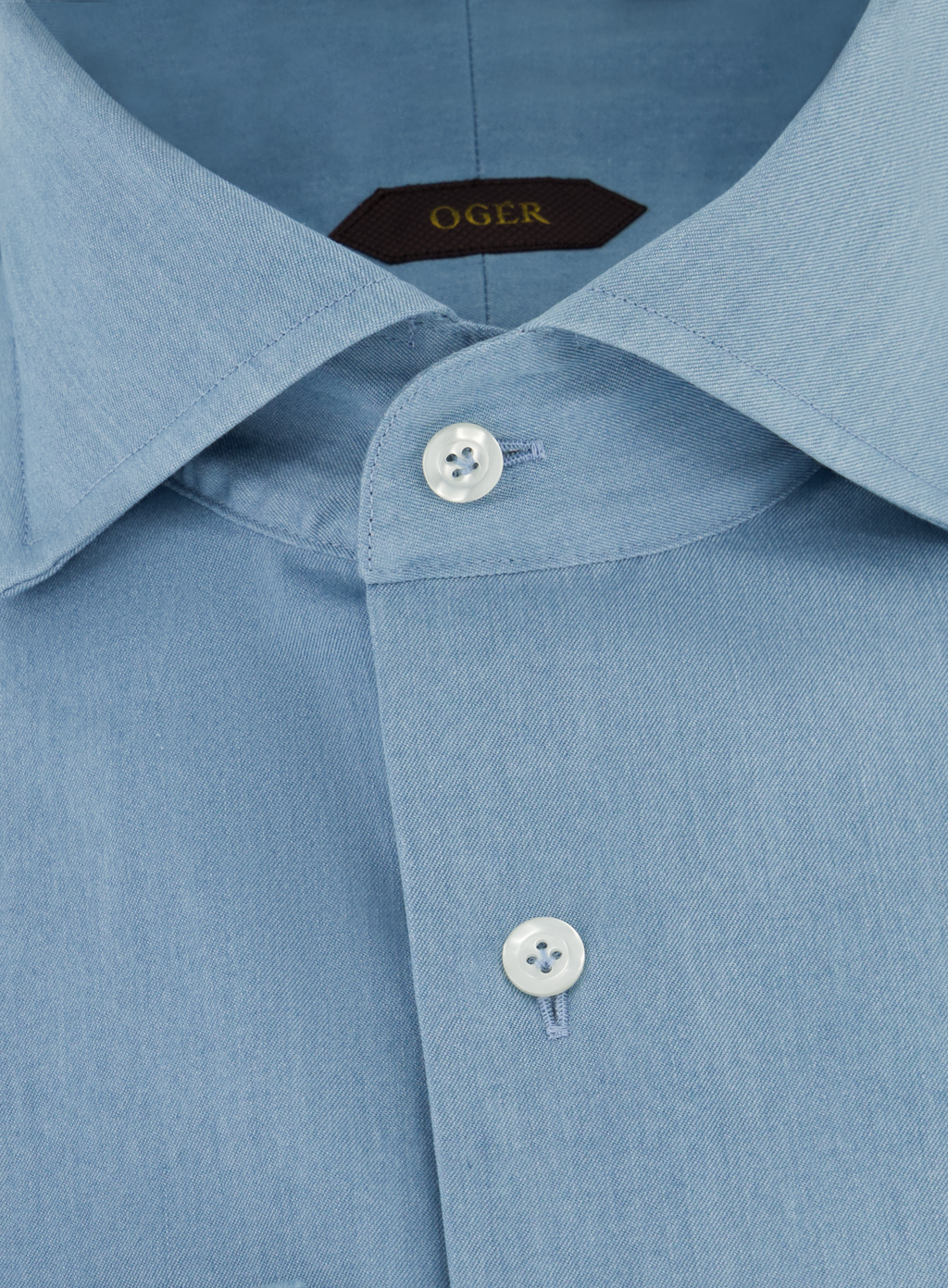Denim shirt van katoen | FULL_WIDTH | LGHT BLUE DENIM