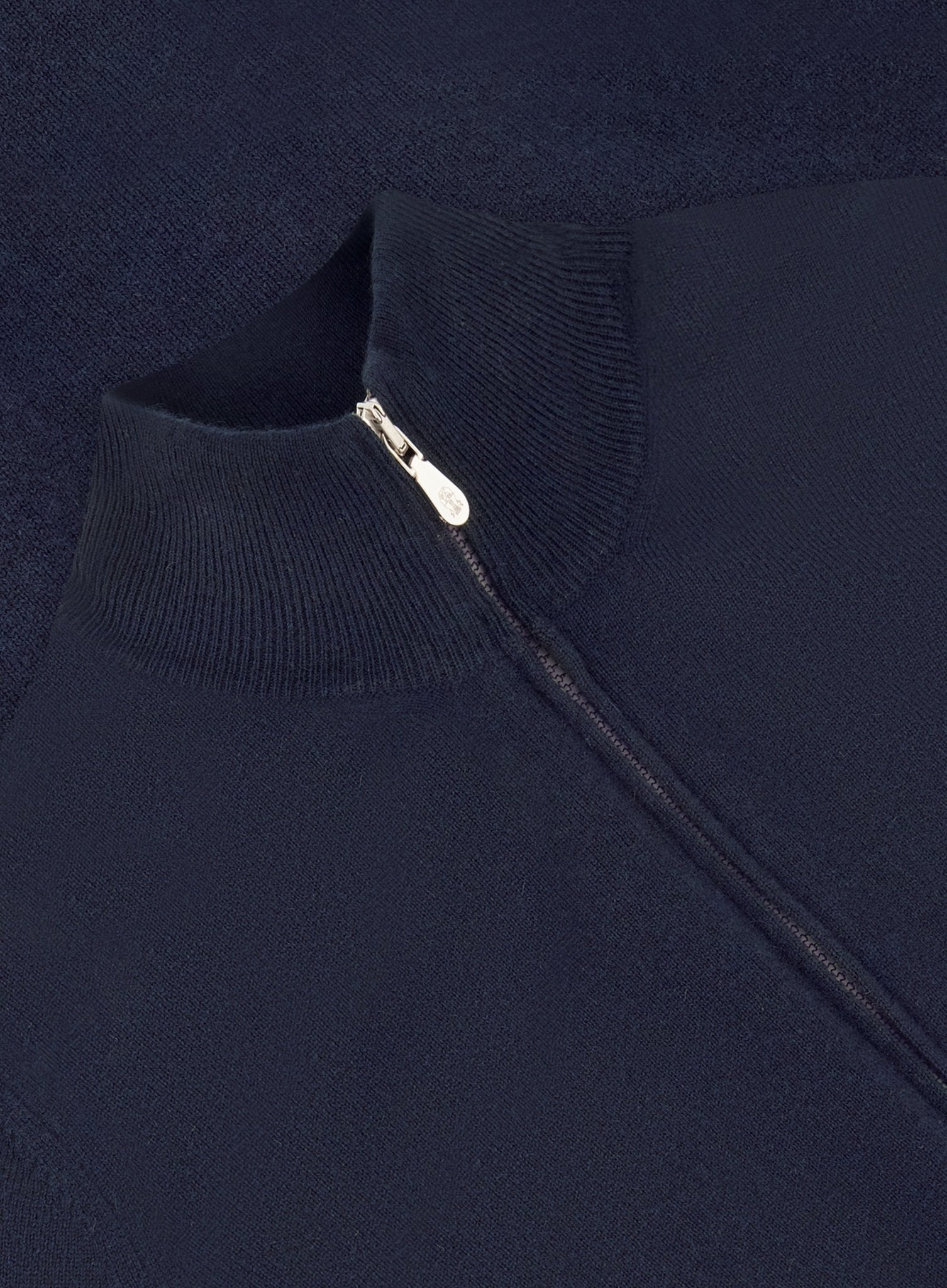 Ritsvest van cashmere | BLUE NAVY