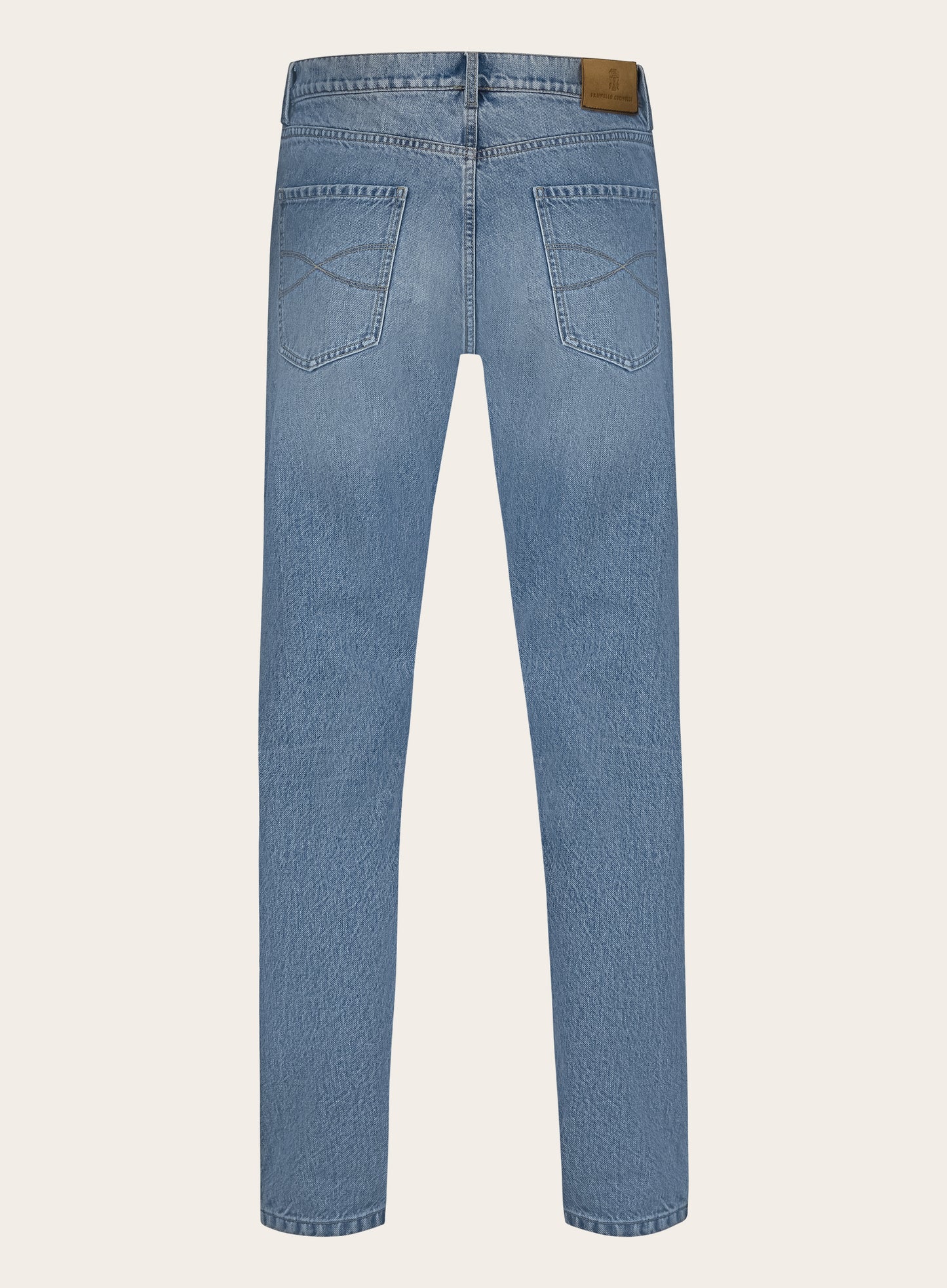 5-pocket jeans van katoen | Blauw