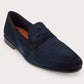 Penny loafers van suède | BLUE NAVY