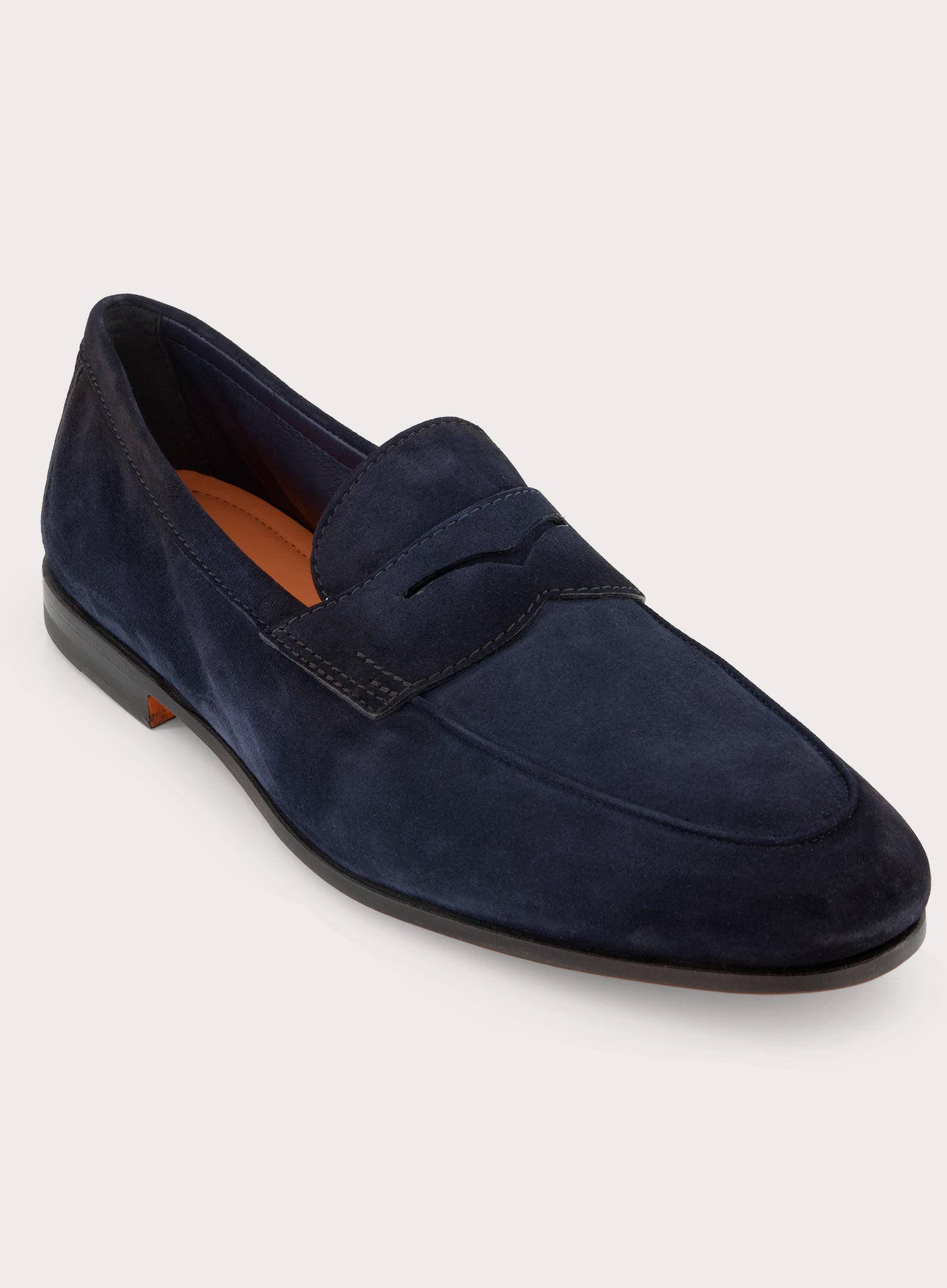 Penny loafers van suède | BLUE NAVY