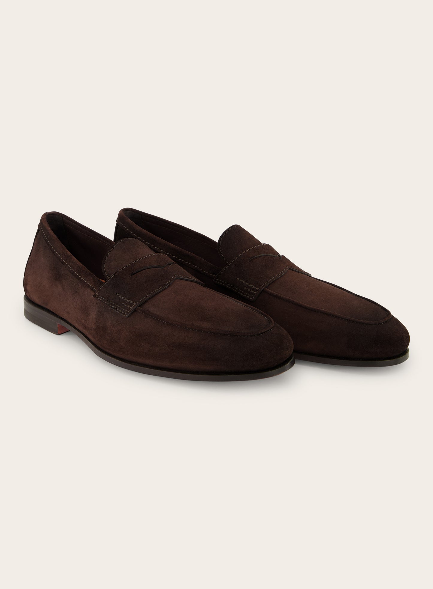 Penny loafers van suède | DARK BORDEAUX