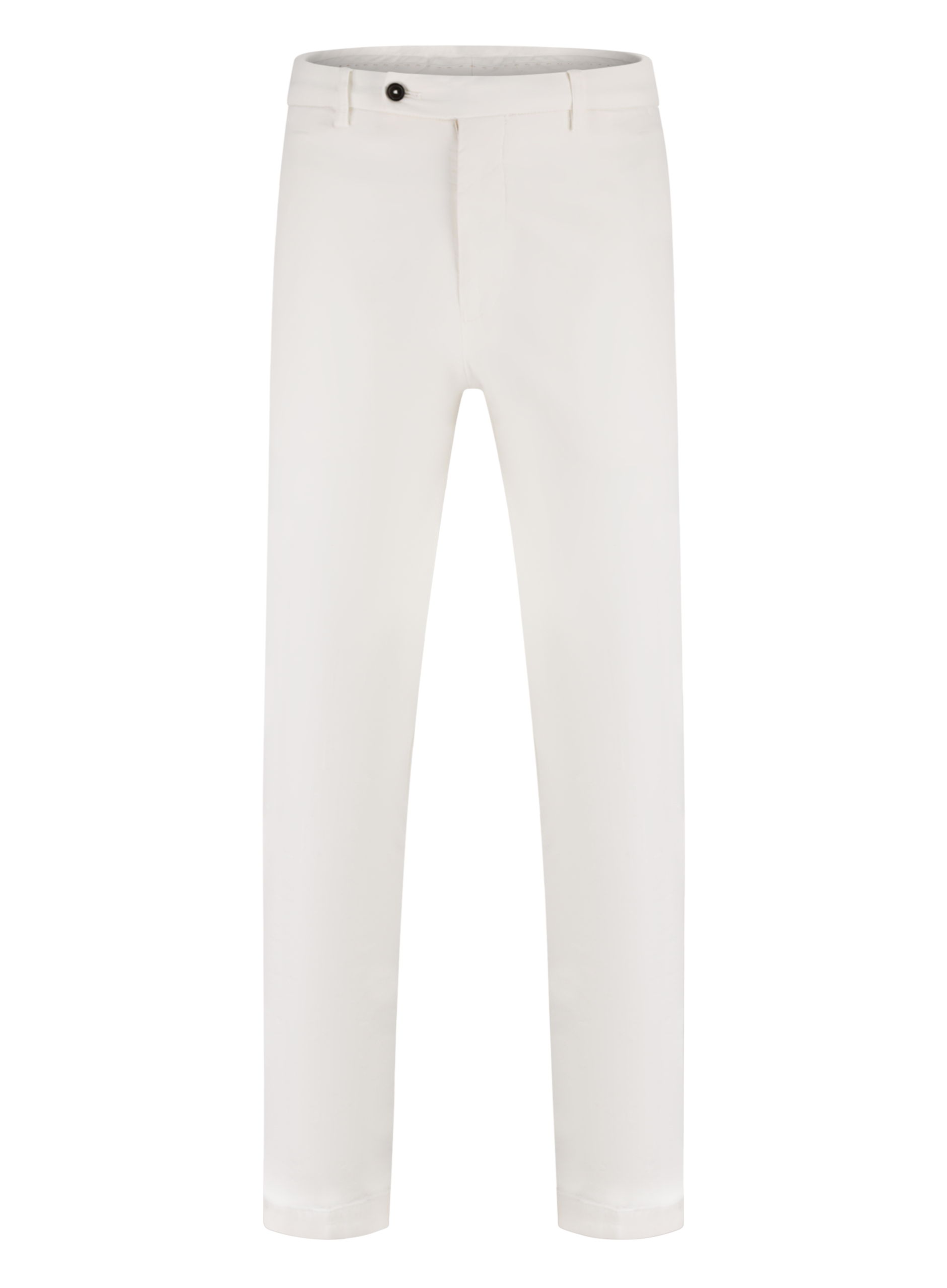 Pantalon van katoen en lycocell | Wit