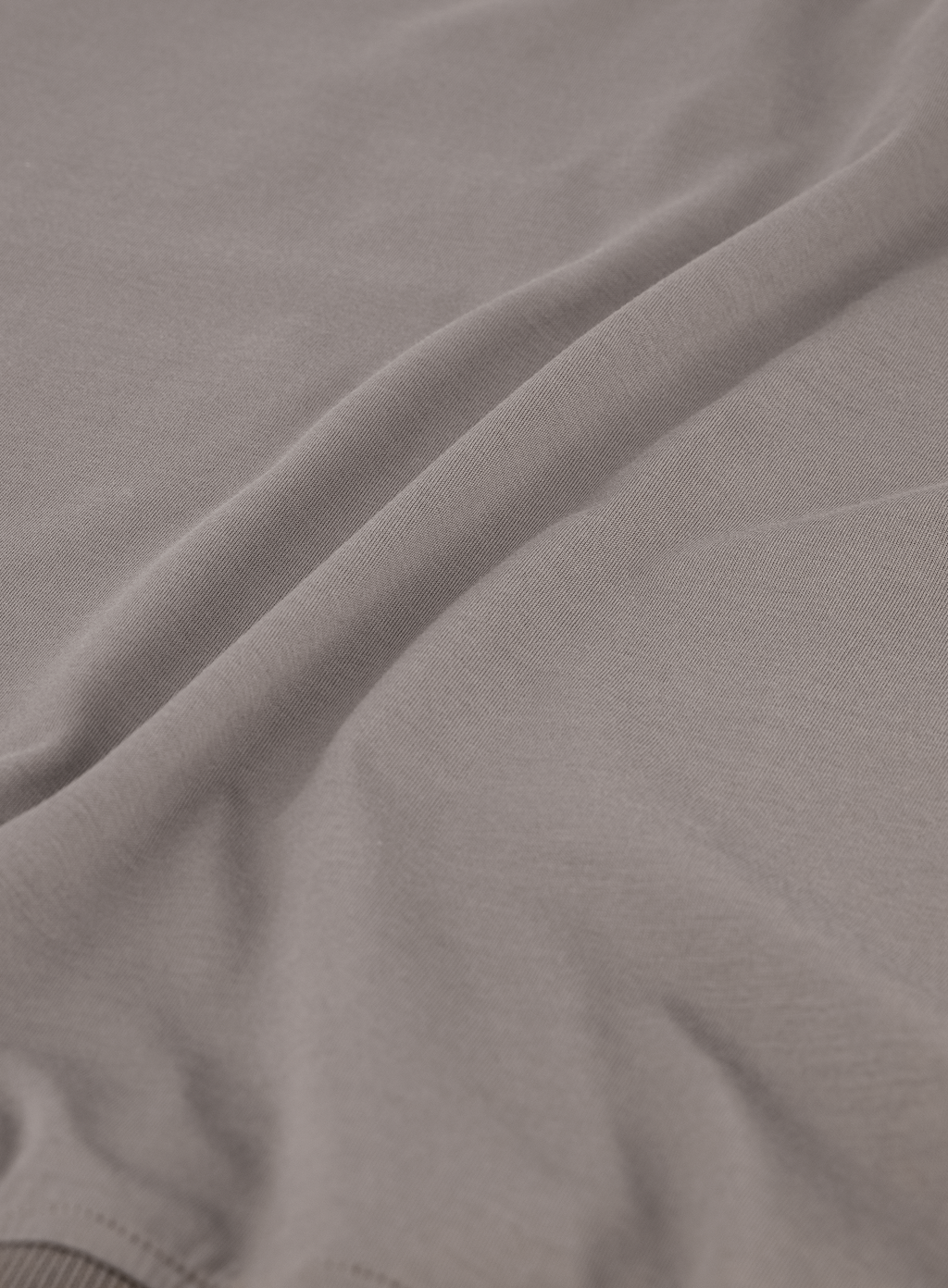 Buttonless polo van katoen | FULL_WIDTH | TAUPE