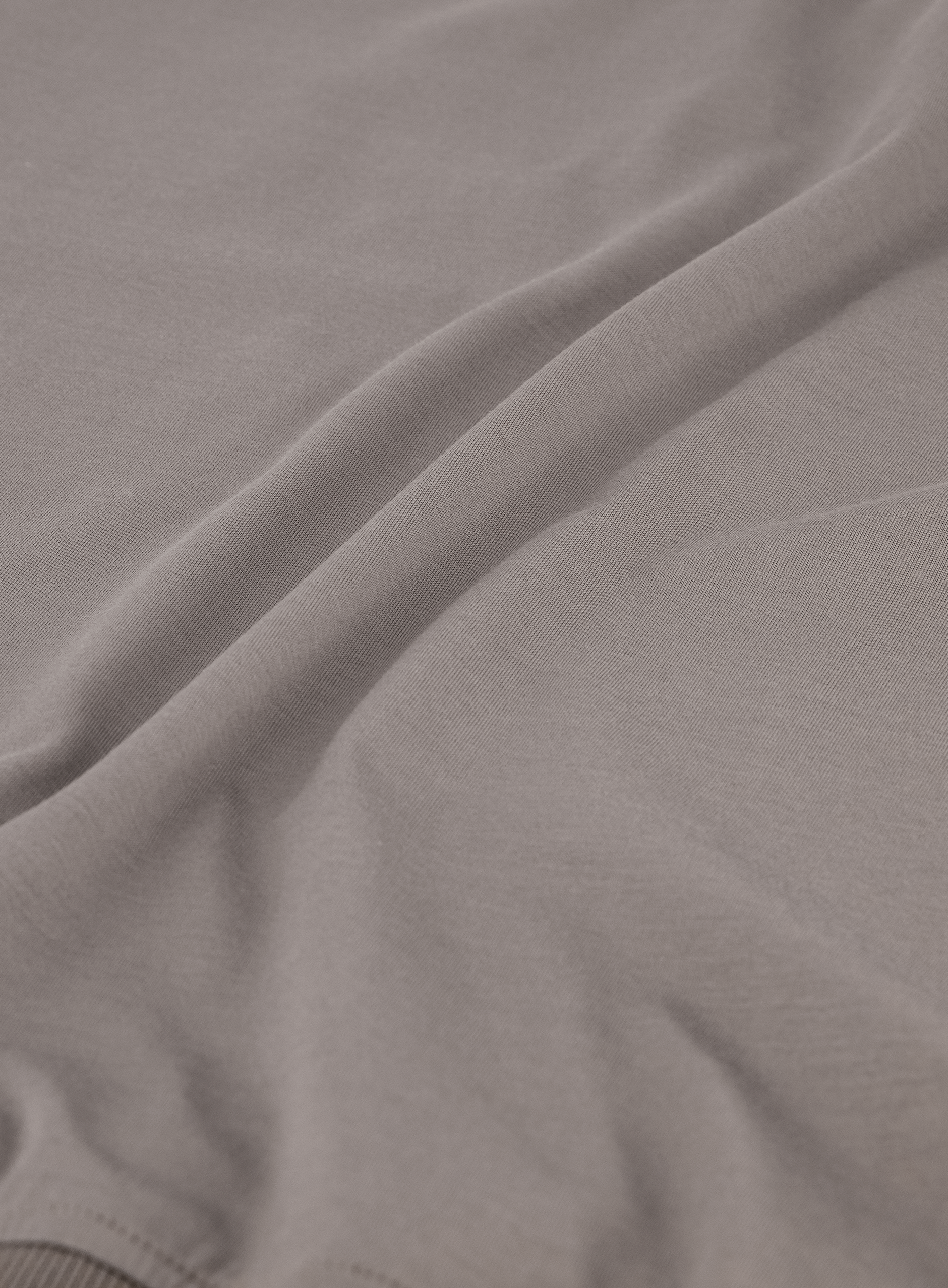 Buttonless polo van katoen | FULL_WIDTH | TAUPE