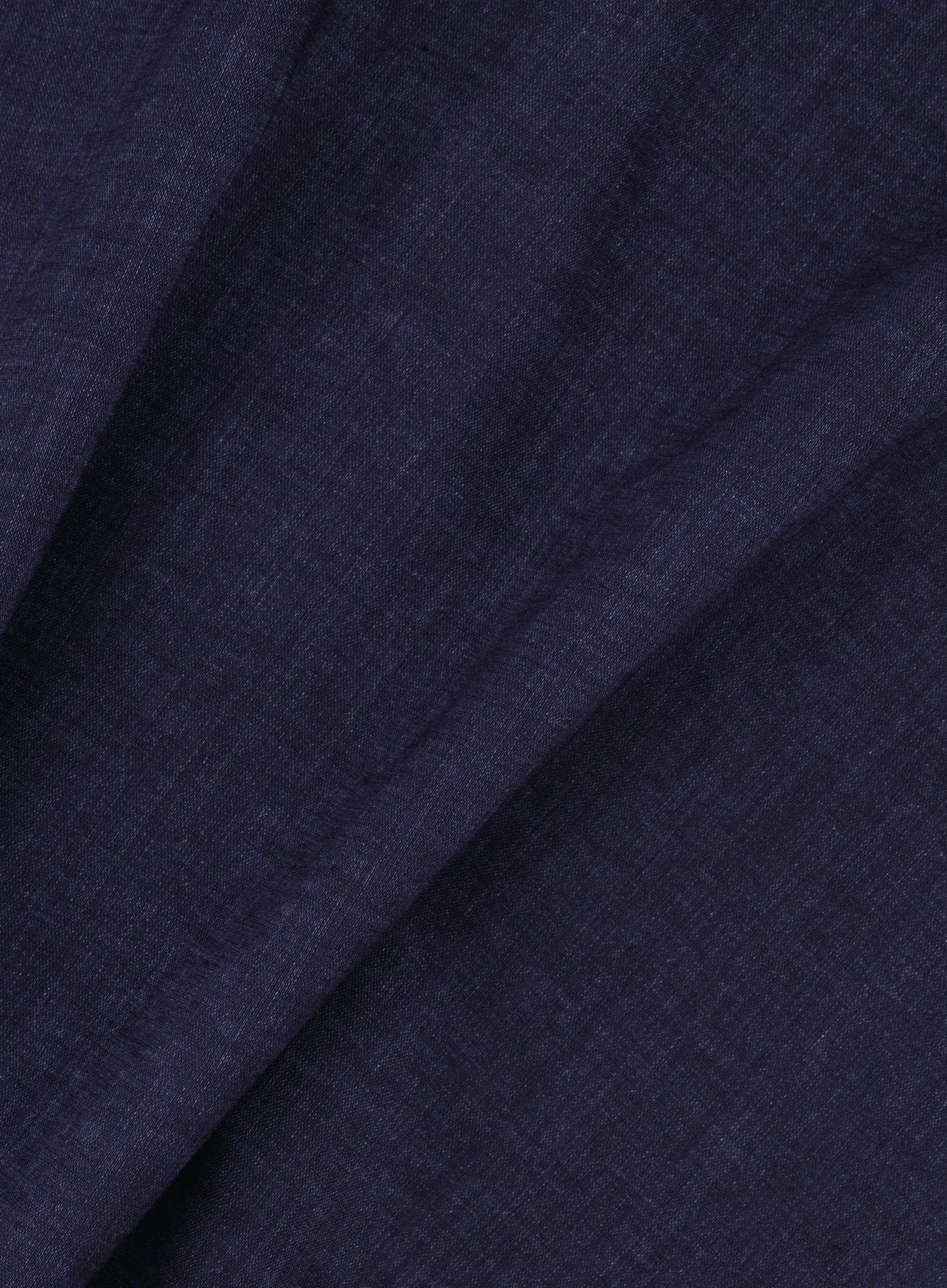 Stretch shirt van linnen | BLUE NAVY